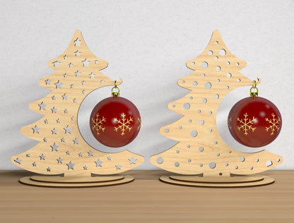 Christmas Ornament Display Stand SVG Bundle 22 Laser Cut Designs