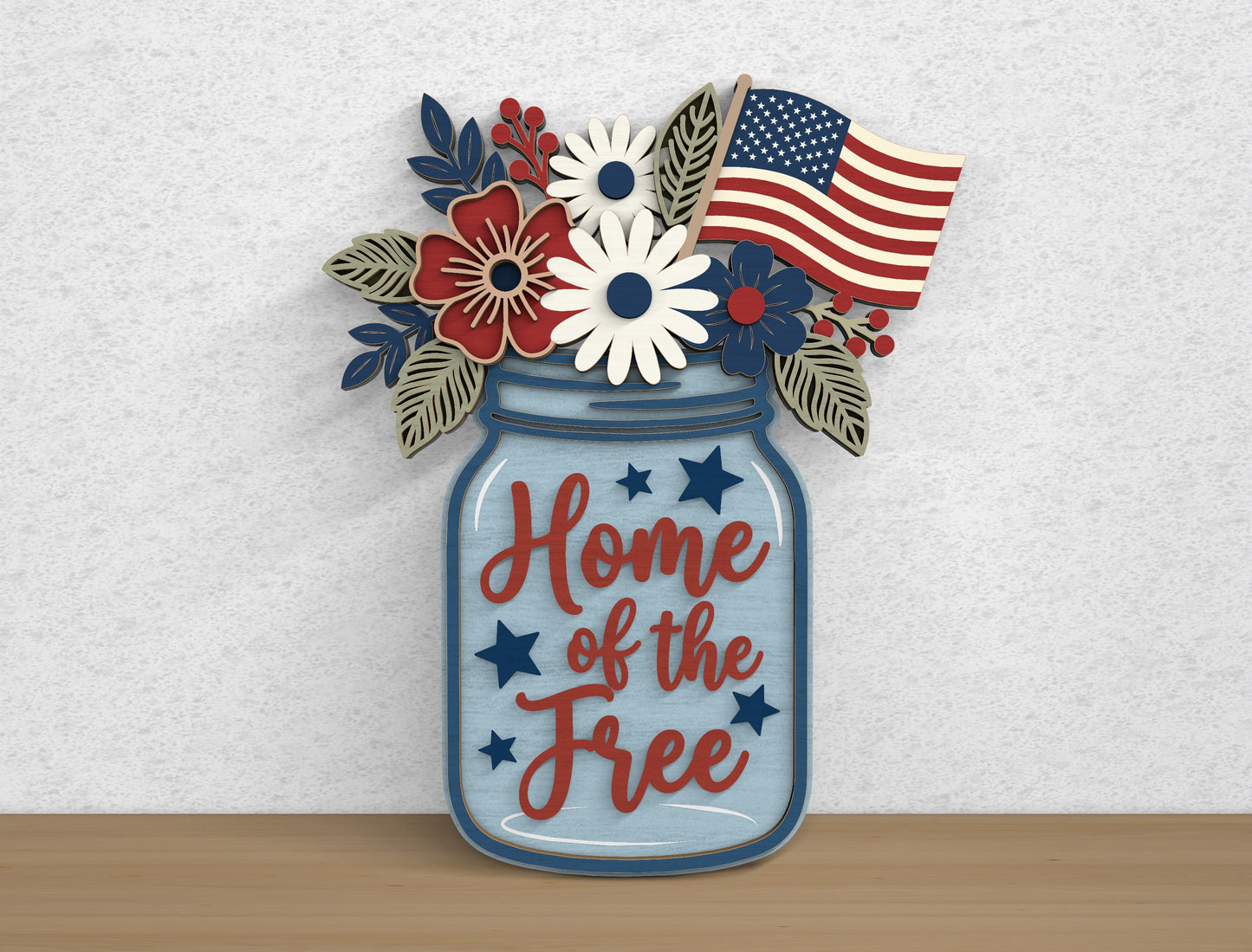 250th Anniversary Eagle Door Hanger SVG Bundle for Glowforge xTool LightBurn 10 Designs