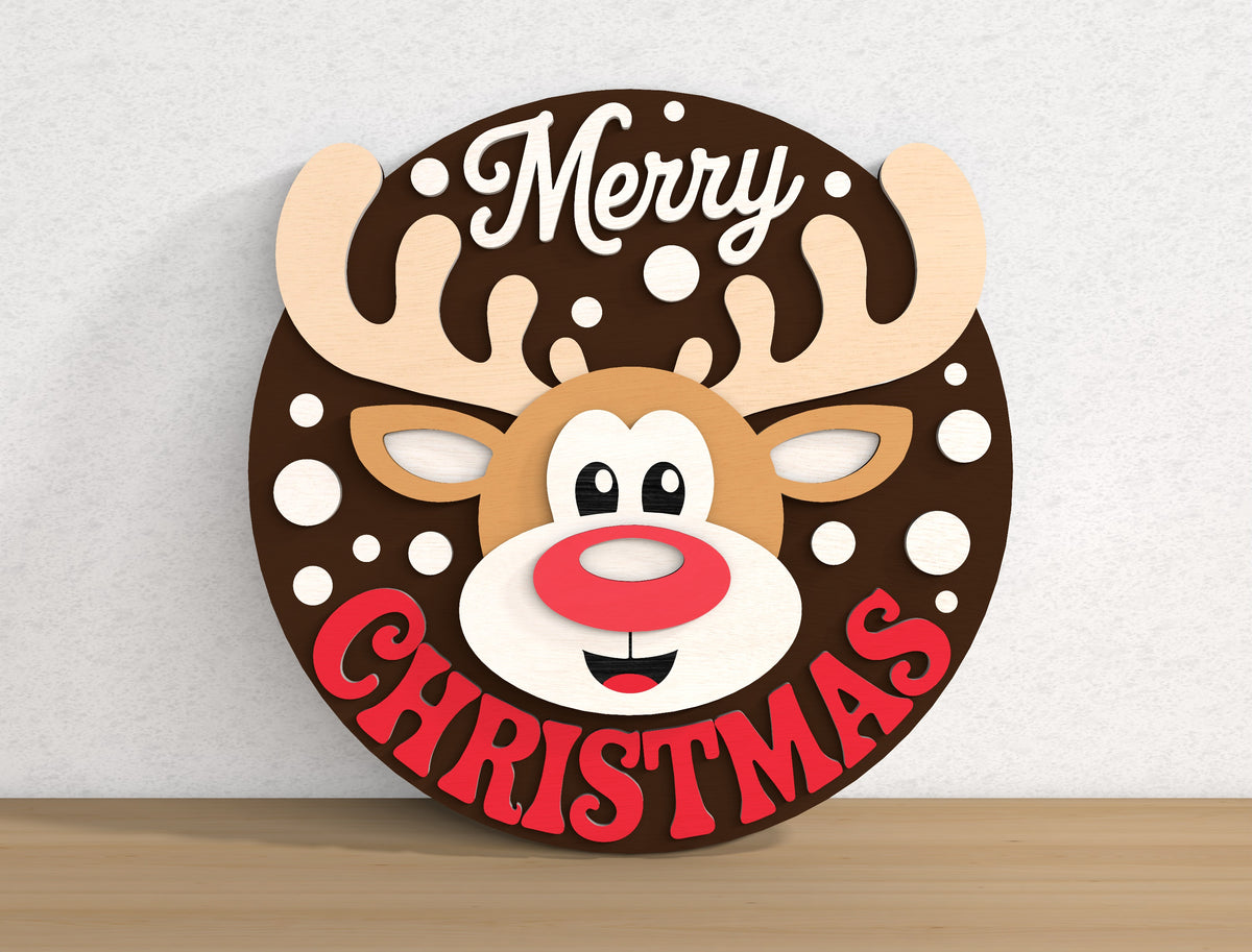 Christmas Welcome Door Sign SVG Bundle 8