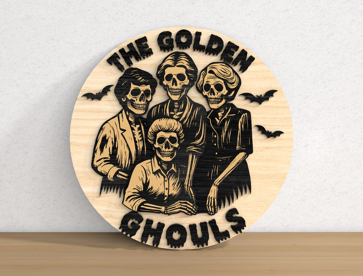 Funny Halloween Sign SVG Bundle 9 Designs Glowforge xTool