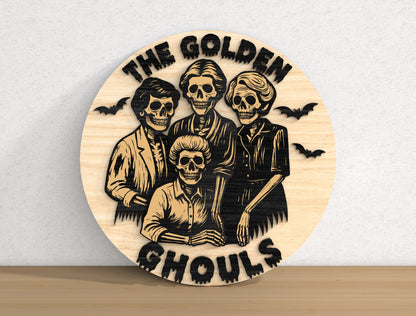 Funny Halloween Sign SVG Bundle 9 Designs Glowforge xTool