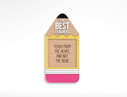 Teacher Sticky Note Holder SVG Bundle Laser Cut File for Glowforge