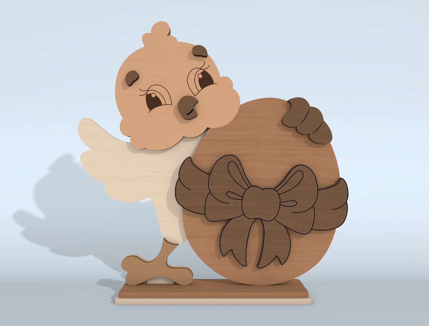 Cute Easter Animal SVG Bundle 9 Designs Tabletop for Glowforge and xTool