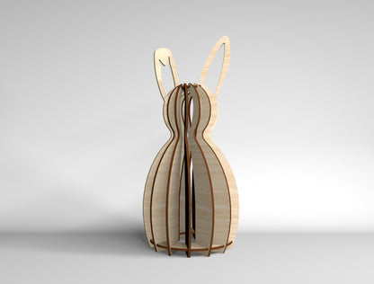 Easter Bunny Candle Holder SVG Bundle Bunny Lantern for xTool and LightBurn