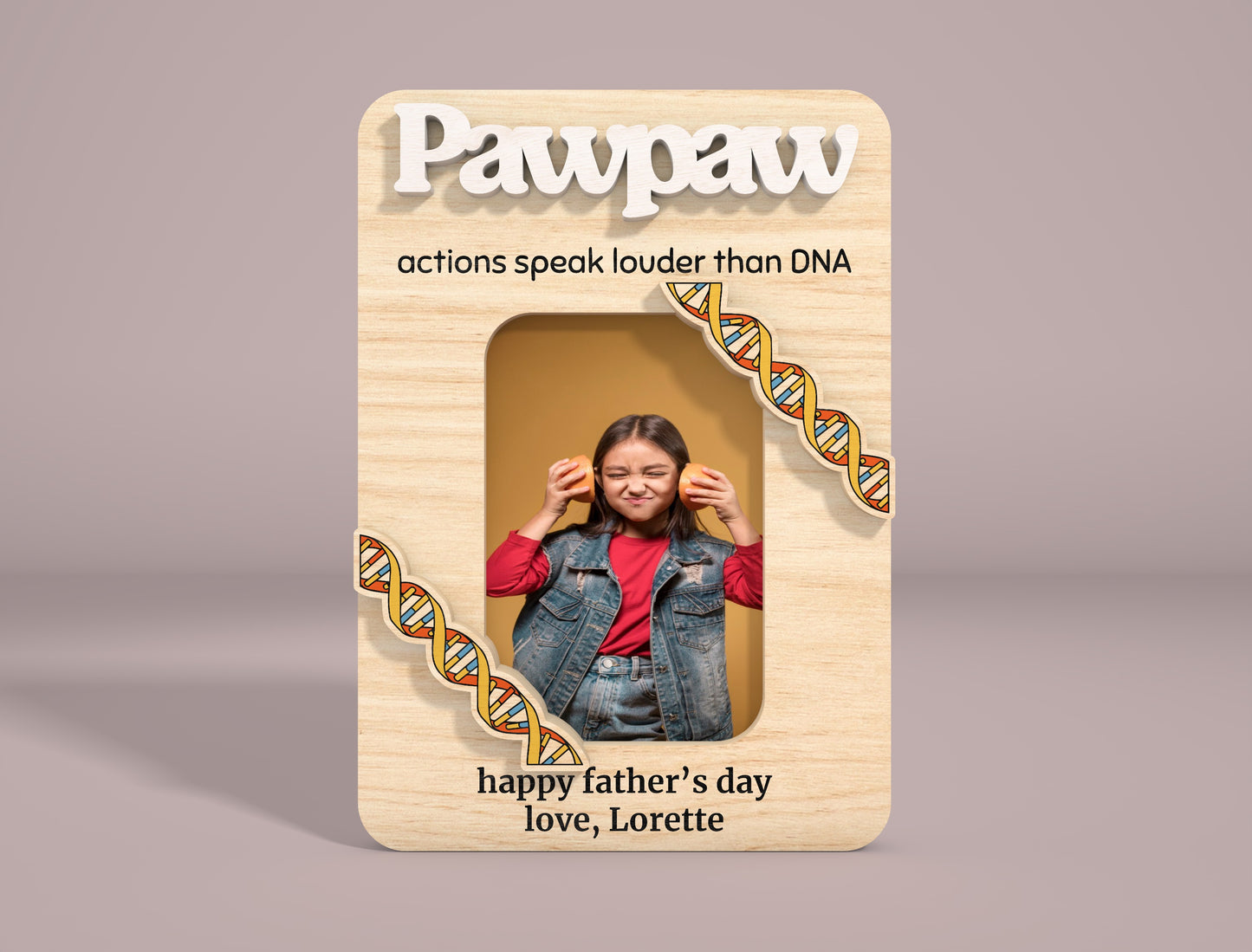 Dad Photo Frame Sign SVG Bundle Laser Cut File for Glowforge and xTool