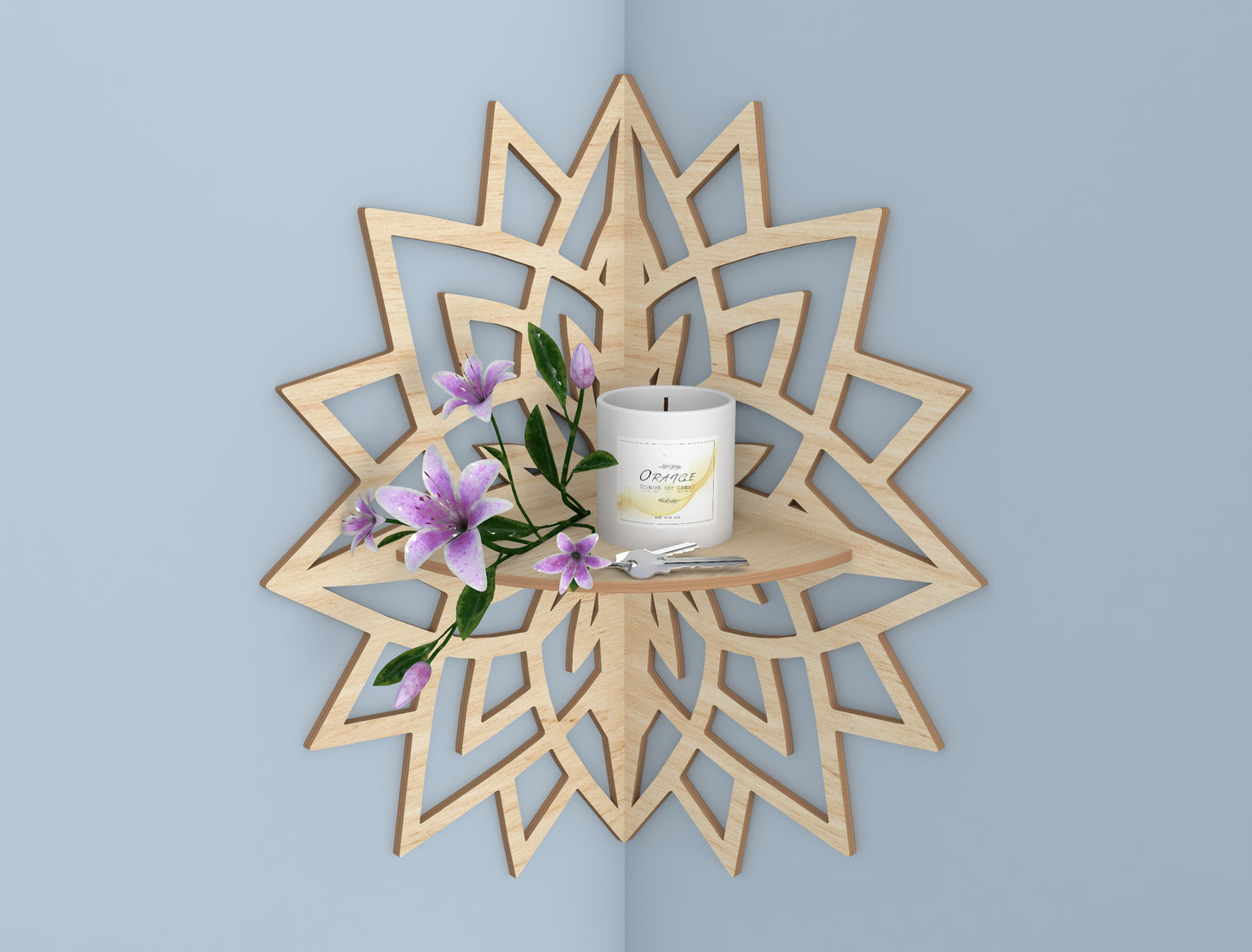 Butterfly Wall Shelf SVG Bundle for Glowforge and xTool