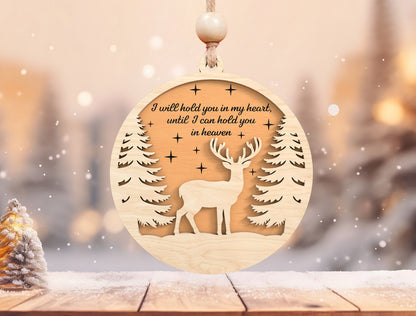 Winter Forest Memorial Ornament SVG Bundle for xTool and Glowforge