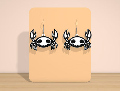Halloween Ocean Skeleton Earrings SVG Bundle for Glowforge xTool LightBurn