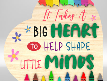 Teacher Puzzle Tabletop Sign SVG Bundle for Glowforge and xTool