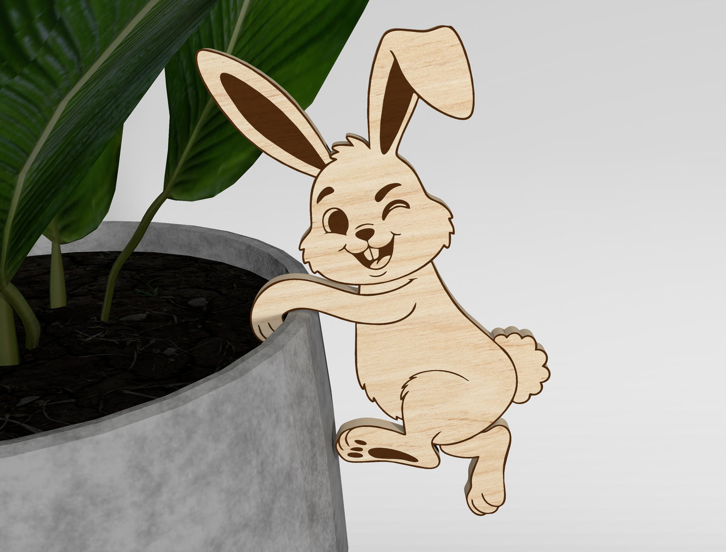 Easter Bunny SVG 26 Dancing Animal Designs Laser Cut for LightBurn and xTool
