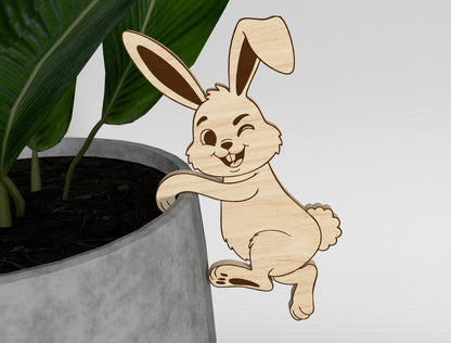 Easter Bunny SVG 26 Dancing Animal Designs Laser Cut for LightBurn and xTool