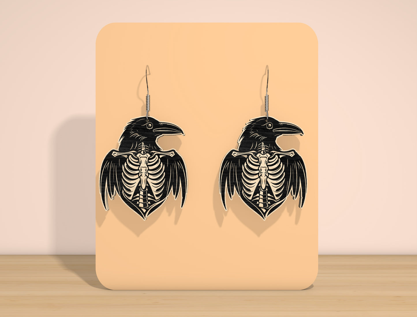 Halloween Skeleton Earrings SVG Bundle for Glowforge and xTool