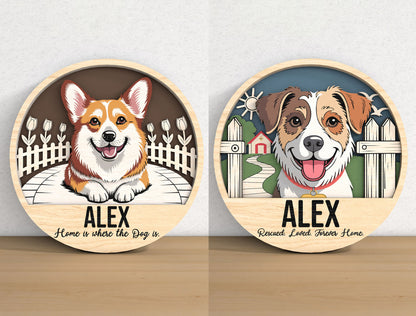 Dog Memorial Sign SVG Bundle for Glowforge, LightBurn, or xTool