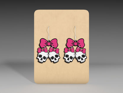 Halloween Stud Earrings SVG Bundle 9 Designs for LightBurn Glowforge xTool
