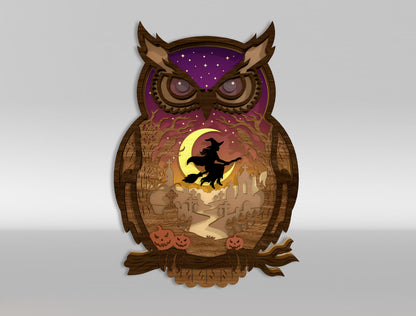 Halloween Haunted House Multilayer SVG Bundle 12 Designs for xTool Glowforge LightBurn