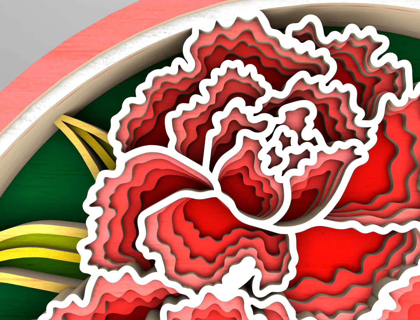 Personalized Mom Peony Floral Sign SVG Bundle for Glowforge