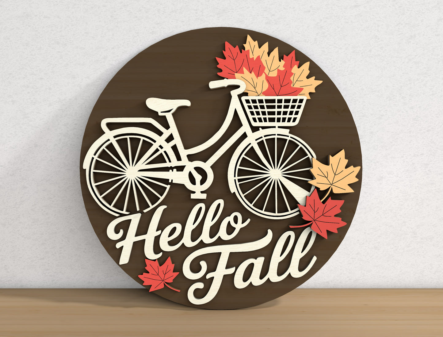 Fall Round Signs SVG Bundle for Glowforge xTool LightBurn | 10 Designs
