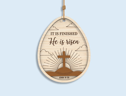 Christian Easter Egg Ornament SVG Bundle for LightBurn and Glowforge