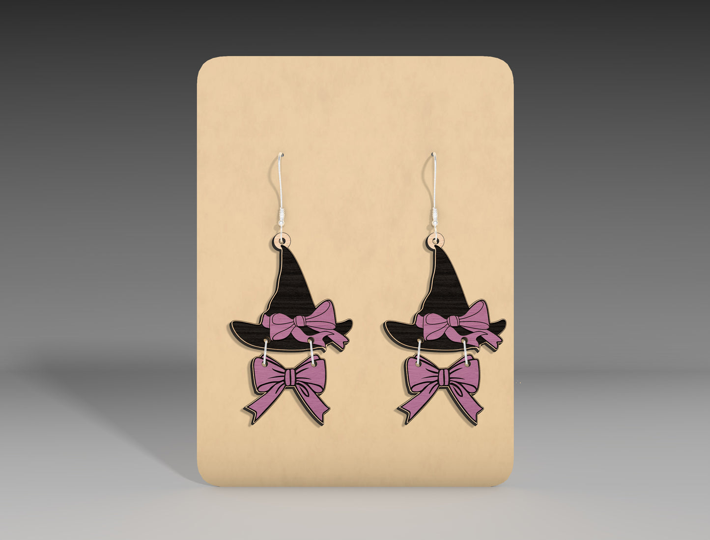 Halloween Ghost Bow Earrings SVG Bundle 11 Designs for xTool Glowforge LightBurn