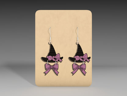 Halloween Ghost Bow Earrings SVG Bundle 11 Designs for xTool Glowforge LightBurn