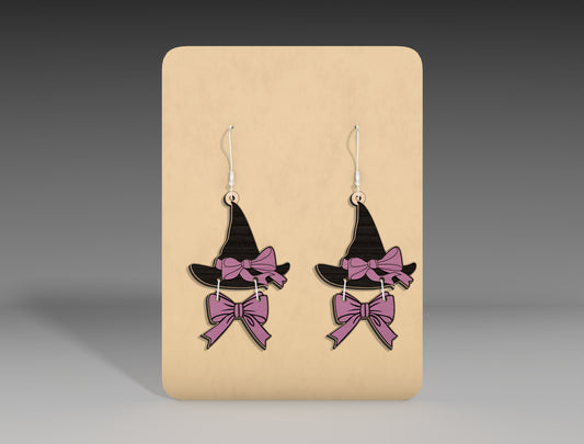 Halloween Ghost Bow Earrings SVG Bundle 11 Designs for xTool Glowforge LightBurn