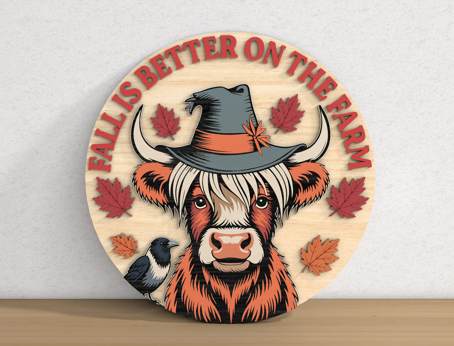 Happy Fall Yall Door Hanger SVG Bundle for Glowforge xTool LightBurn 9 Designs