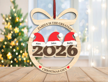 Family Is The Greatest Christmas Gift Ornament SVG Bundle 9