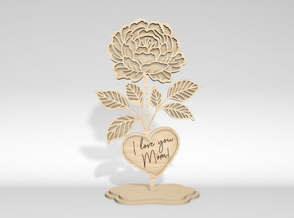Mother's Day Flower Stand SVG Bundle 10 Designs for Glowforge and xTool