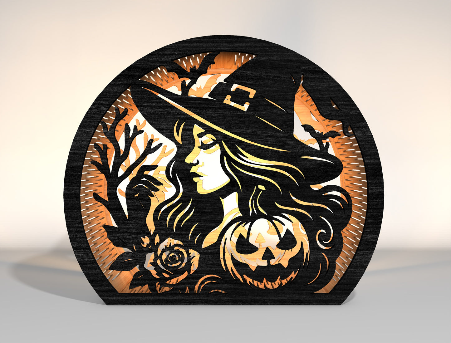 Halloween Witch Lantern SVG Bundle 10 Designs for Glowforge xTool LightBurn