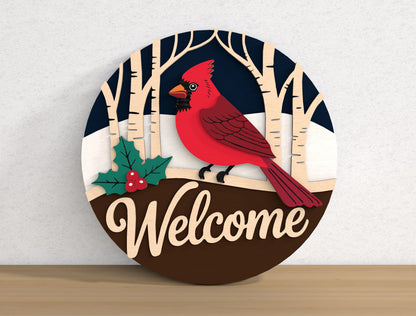 Christmas Welcome Door Sign SVG Bundle 9