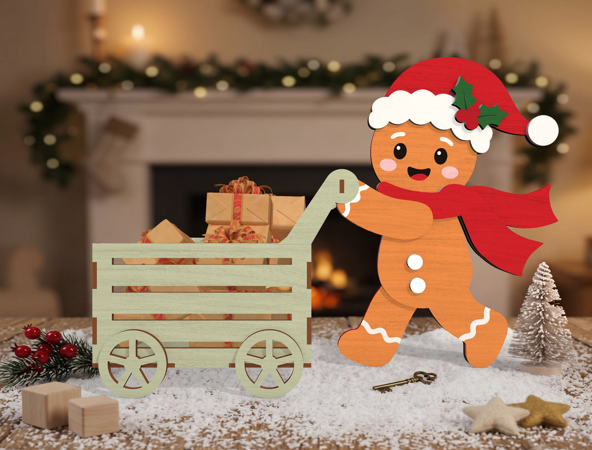 Christmas Character Wagon Gift Box SVG Bundle 9