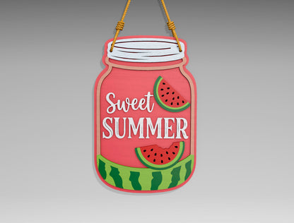 Mason Jar Summer SVG Bundle for Glowforge and LightBurn
