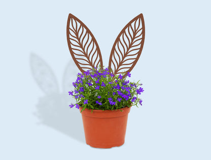 Bunny Ear Plant Stakes SVG Bundle Easter Garden for Glowforge and xTool