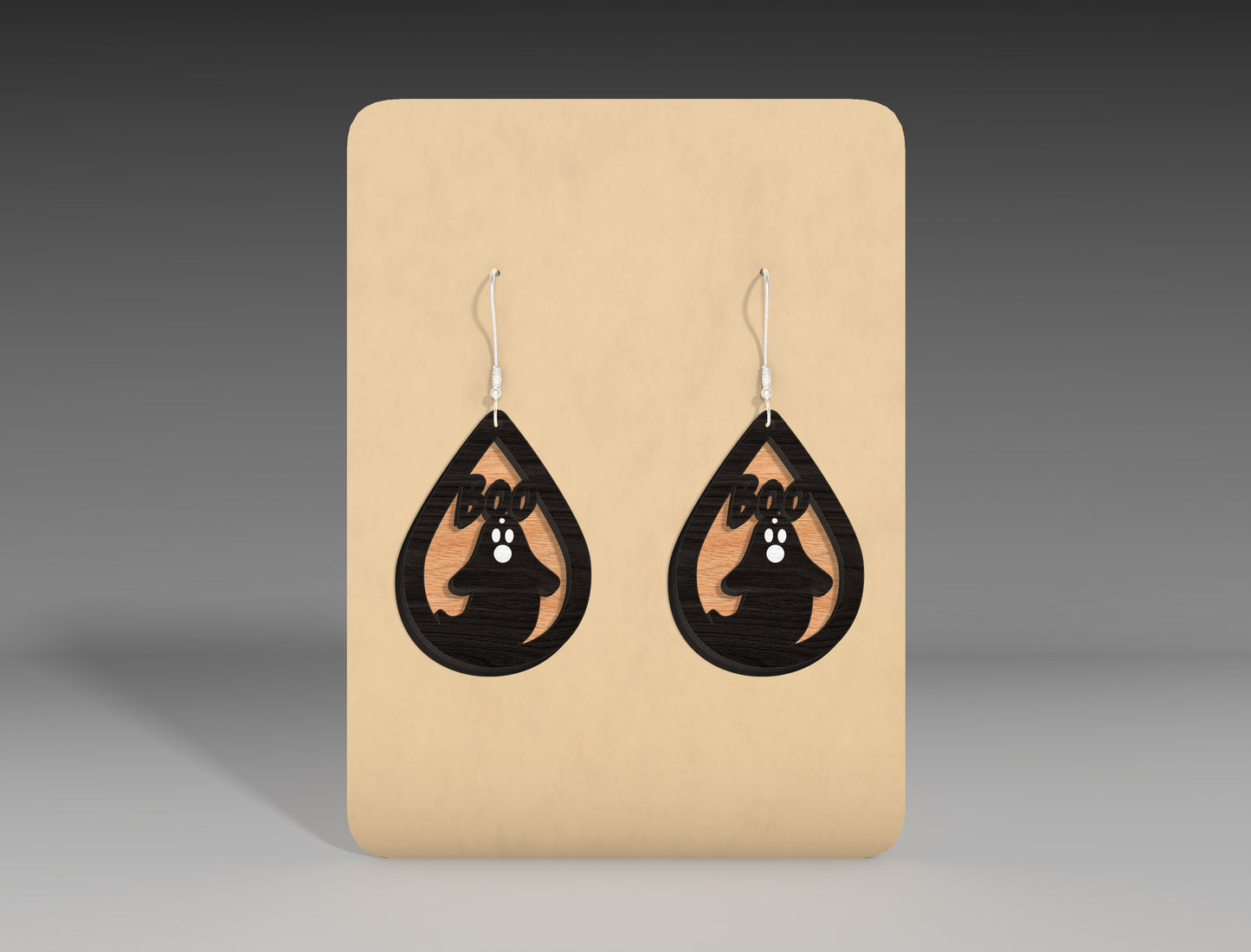 Halloween Teardrop Earrings SVG Bundle 12 Designs for Glowforge xTool LightBurn