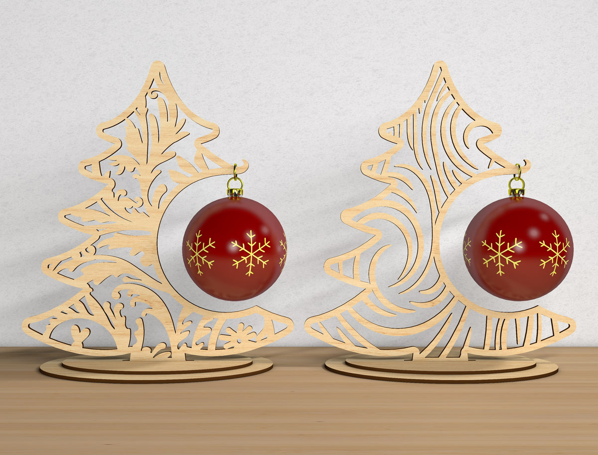 Christmas Ornament Display Stand SVG Bundle 22 Laser Cut Designs