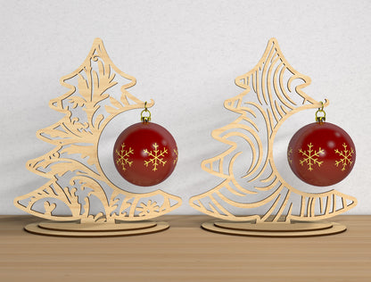 Christmas Ornament Display Stand SVG Bundle 22 Laser Cut Designs