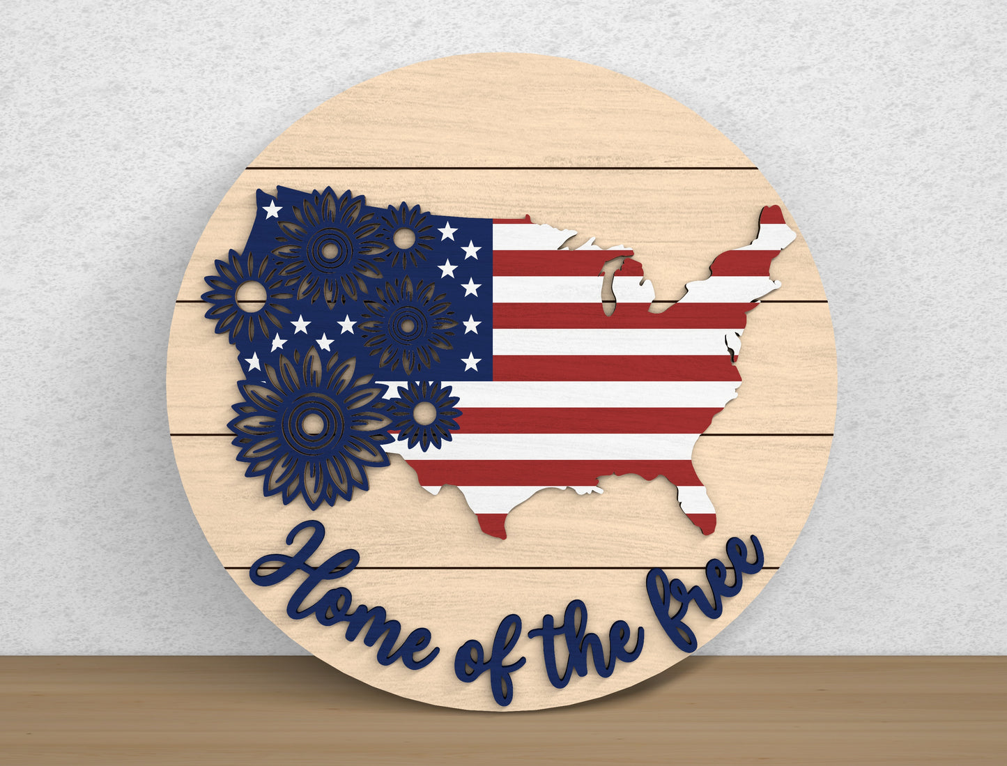 250th Anniversary Eagle Door Hanger SVG Bundle for Glowforge xTool LightBurn 10 Designs