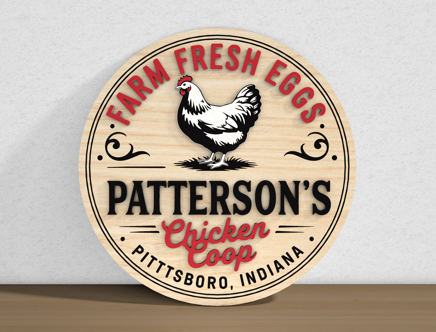 Farm Animal Welcome Sign SVG Laser Cut File for Glowforge and LightBurn