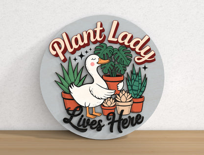 Funny Door Sign SVG Bundle 9 Layered Round Signs