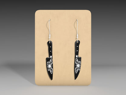 Halloween Horror Knife Earrings SVG Bundle 10 Designs for xTool LightBurn