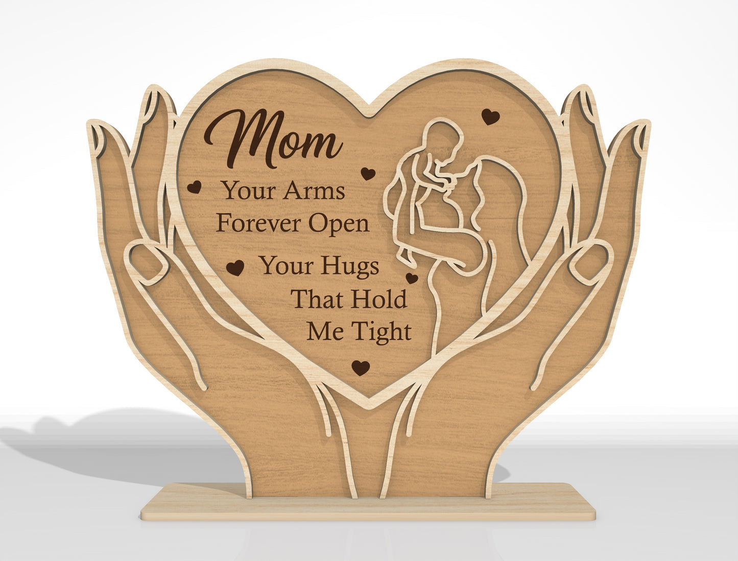 Mother's Day Wooden Sign SVG Bundle Mixed Designs for xTool