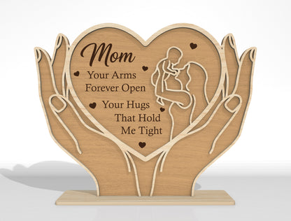 Mother's Day Wooden Sign SVG Bundle Mixed Designs for xTool