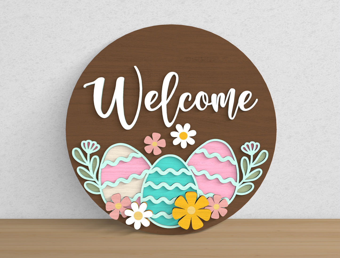 Easter Welcome Sign Bundle SVG 9 Designs Laser Cut for Glowforge and xTool