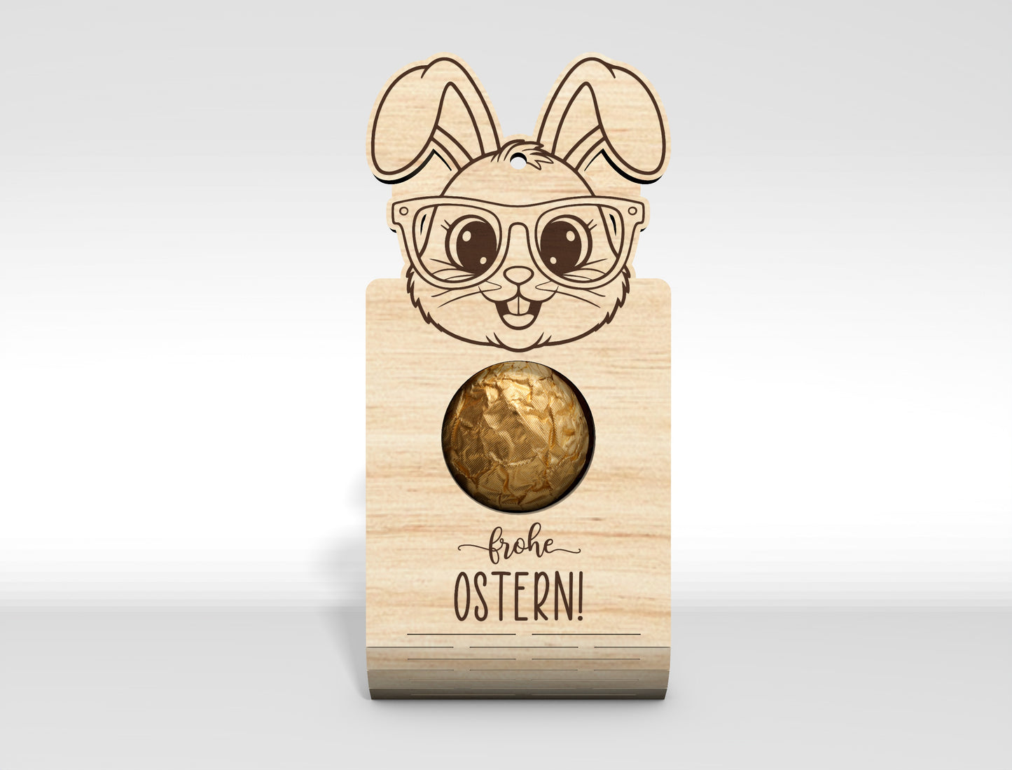 Easter Bunny Chocolate Holder SVG 9 Cute Designs for LightBurn and Glowforge