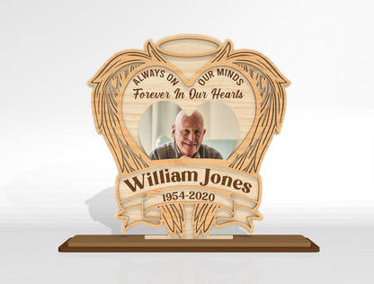 Memorial Photo Frame SVG Bundle for Glowforge, xTool, or LightBurn
