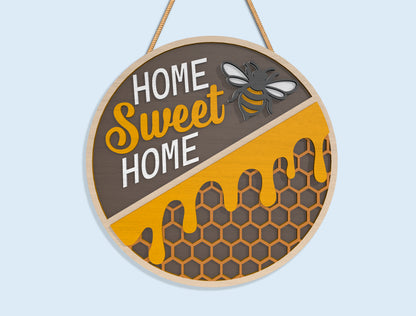 Welcome To Our Hive SVG Laser Cut File Bundle for Glowforge and LightBurn