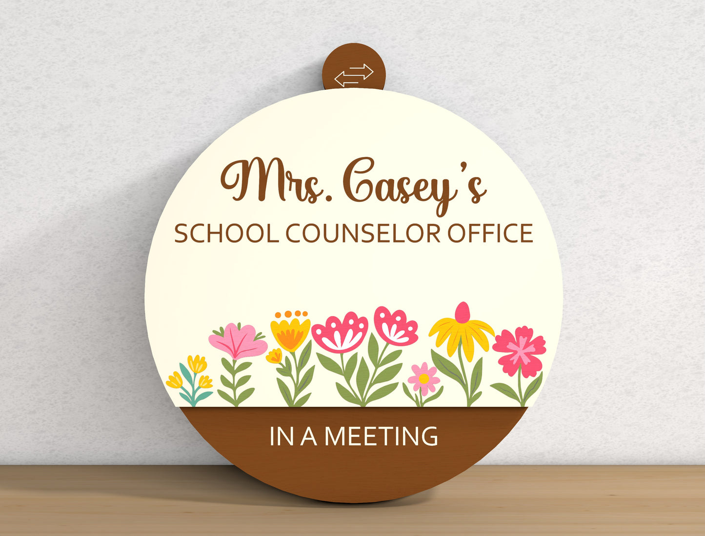 Personalized Teacher Office Door Sign SVG Laser Cut File for xTool and Glowforge