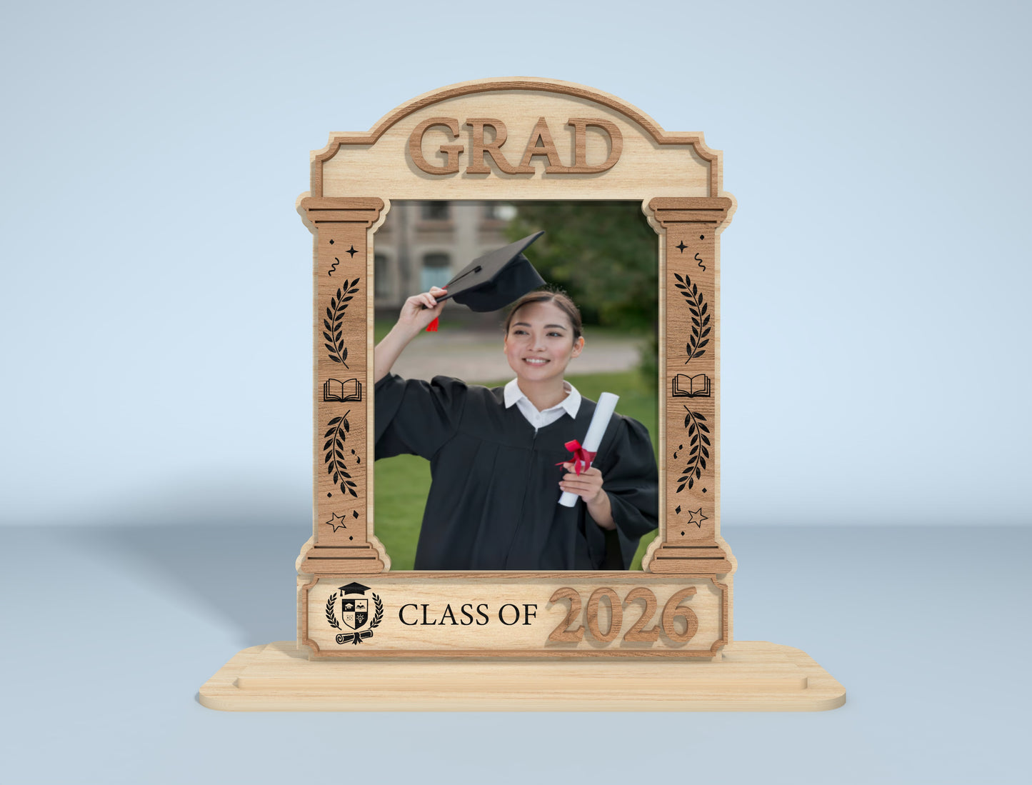 Graduation Photo Frame SVG Bundle Laser Cut File for LightBurn and xTool