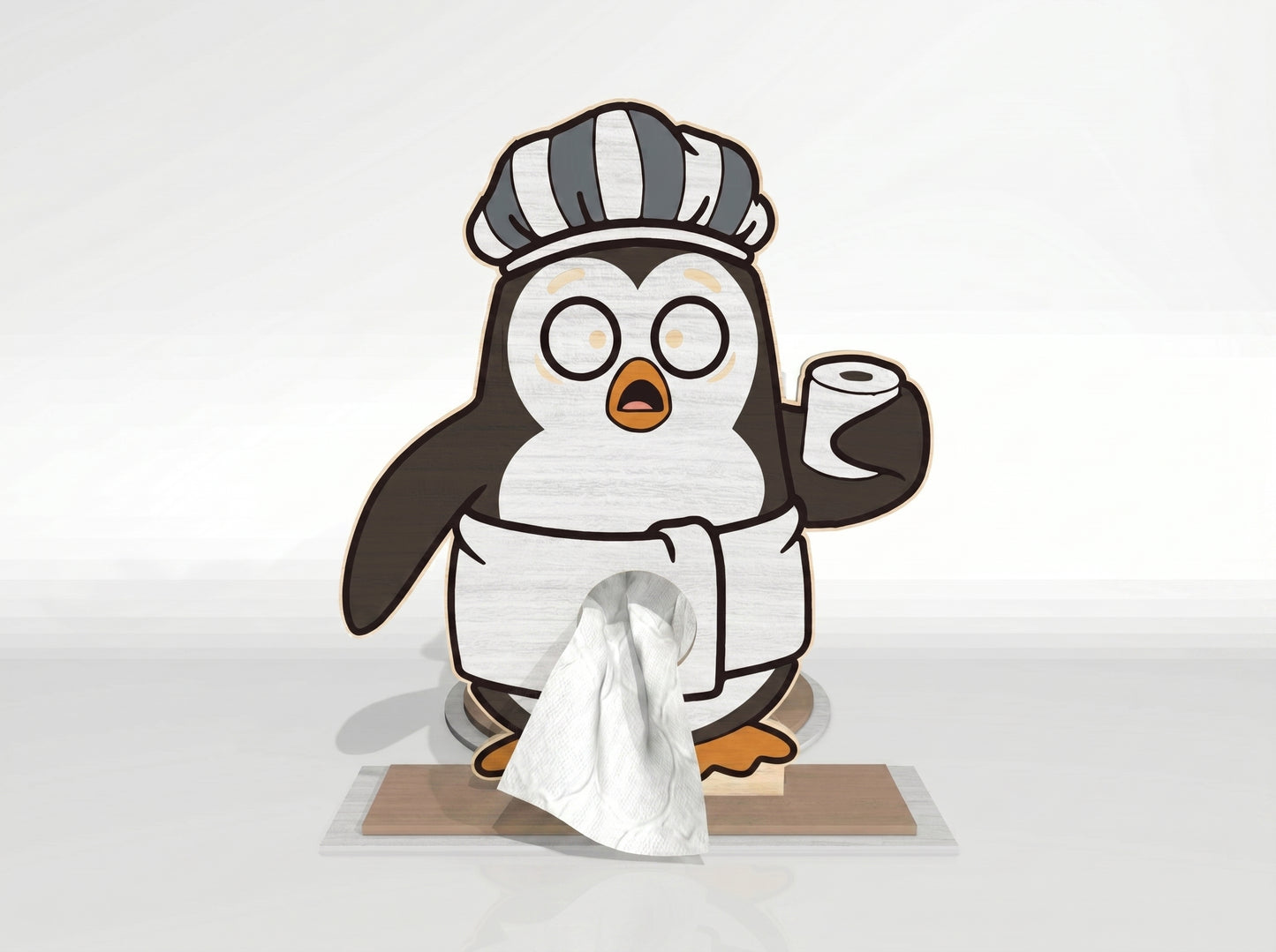 Animal Toilet Paper Holder SVG Bundle for Glowforge and xTool
