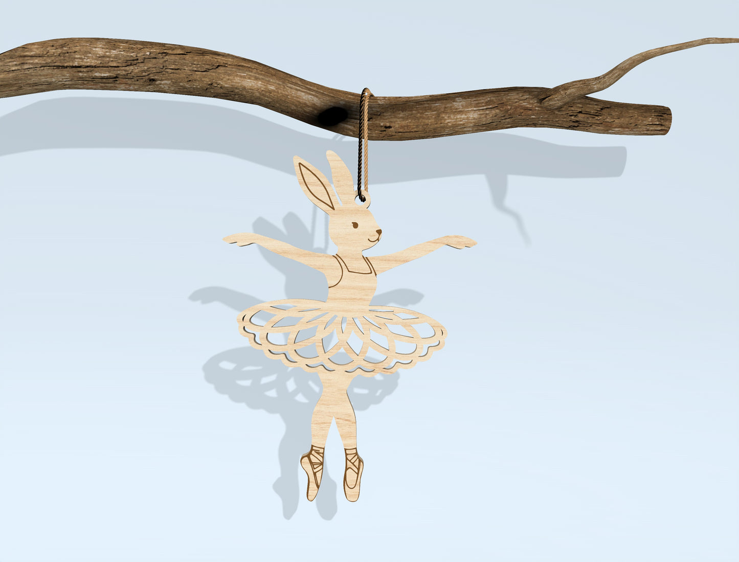 Ballerina Bunny SVG Bundle Dancing Rabbit Easter for LightBurn and xTool